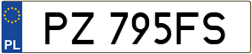 Truck License Plate